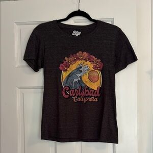 Blue 84 Dark Gray Carlsbad California Tee